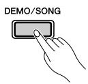 YAMAHA P-85 - Press the [DEMO/SONG] button to stop the voice demo. - 1
