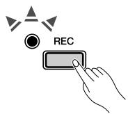 YAMAHA P-95S - Press the [REC] button to engage Record Ready mode. - 1
