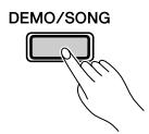 YAMAHA P-95S - Press the [DEMO/SONG] button to stop playback. - 1