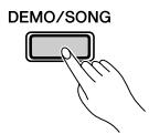 YAMAHA P-95S - Press the [DEMO/SONG] button to stop the voice demo. - 1