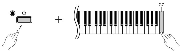 YAMAHA P-95S - Initializing the Settings - 1