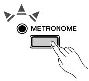 YAMAHA P-95S - Using the Metronome - 1
