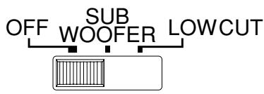YAMAHA P2500S - ① FILTER switch and FREQUENCY adjustment knob (One pair for each channel) - 1