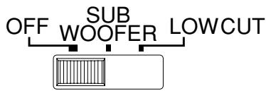 YAMAHA P3500S - ① FILTER switch and FREQUENCY adjustment knob (One pair for each channel) - 1