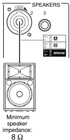 YAMAHA P3500S - Connection configurations for BRIDGE mode - 2