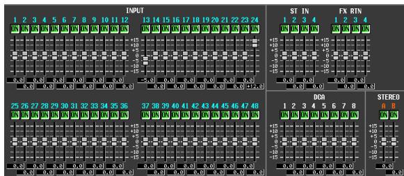 YAMAHA PM5D-RH - - If the INPUT button is on - 1