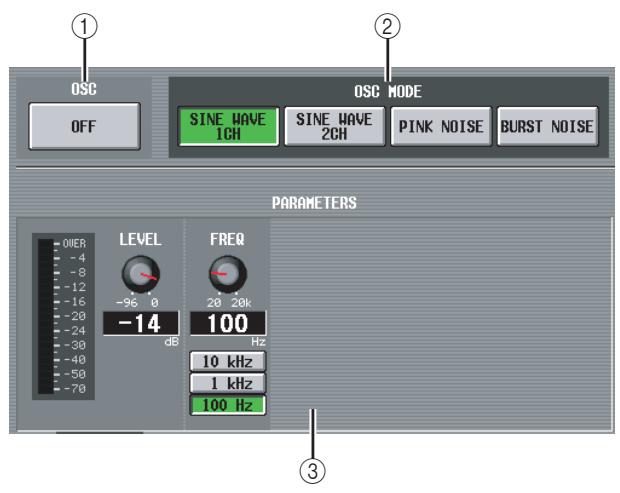 YAMAHA PM5D-RH - OSCILLATOR screen - 2
