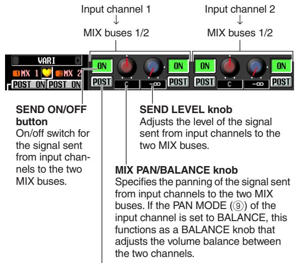 YAMAHA PM5D-RH - CH to MIX (Channel to mix) - 11