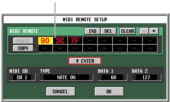 YAMAHA PM5D-RH - Specifying the type of message - 2