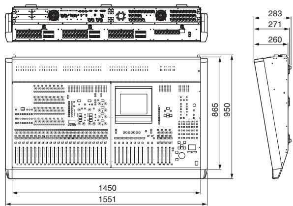 YAMAHA PM5D-RH - Dimensions - 2