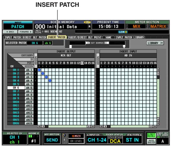 YAMAHA PM5D-RH - Patching the insert-out and insert-in - 1