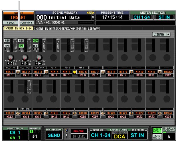 YAMAHA PM5D-RH - INSERT IN MIX1-24 - 1