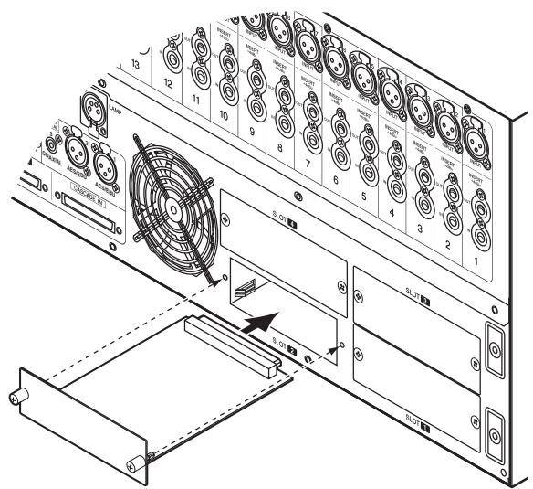 YAMAHA PM5D-RH - Installing an option card - 2