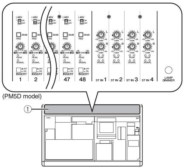 YAMAHA PM5D-RH - Top panel - 1