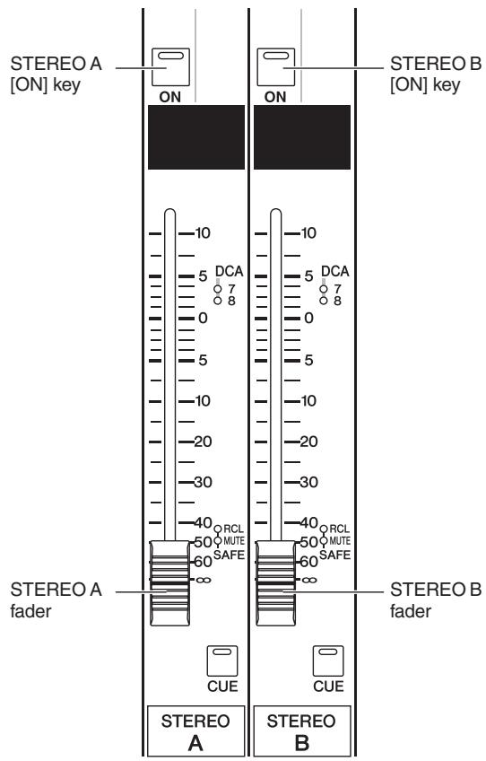 YAMAHA PM5D-RH - Sending a signal from an input channel to the STEREO bus - 3
