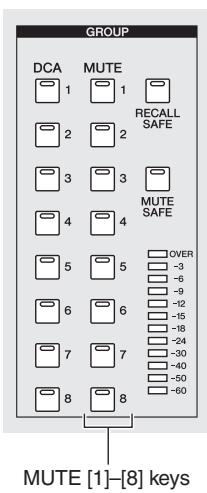 YAMAHA PM5D-RH - Assigning channels to mute groups - 1