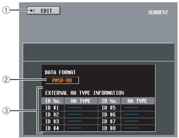 YAMAHA PM5D-RH - HA LIBRARY screen - 2