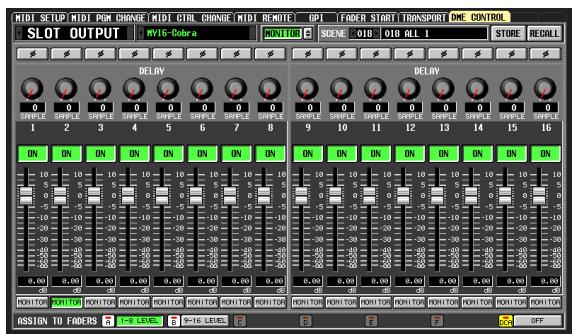 YAMAHA PM5D-RH - In the upper left of the screen, use the component type / component selection areas to select the component you want to control. - 1