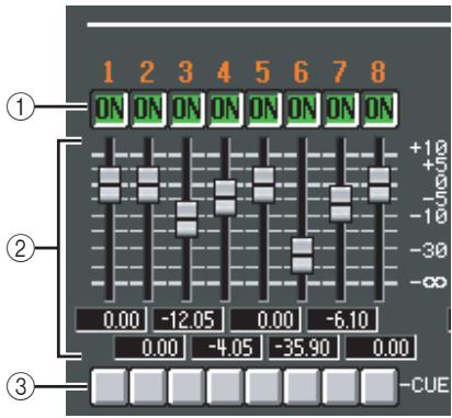 YAMAHA PM5D-RH - FADER VIEW screen - 2