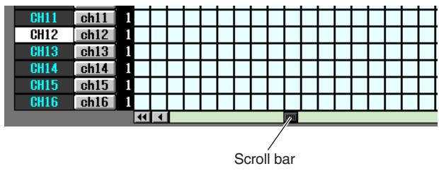 YAMAHA PM5D-RH - Scroll bar - 1