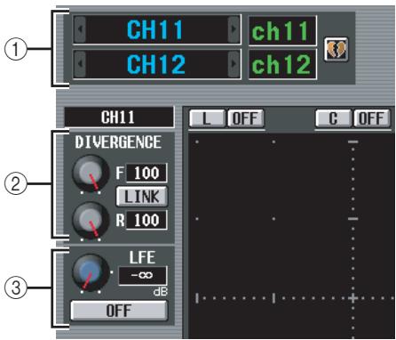 YAMAHA PM5D-RH - SURR PARAM (Surround parameter) screen - 2