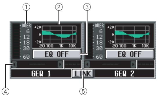 YAMAHA PM5D-RH - GEQ ASSIGN screen - 2