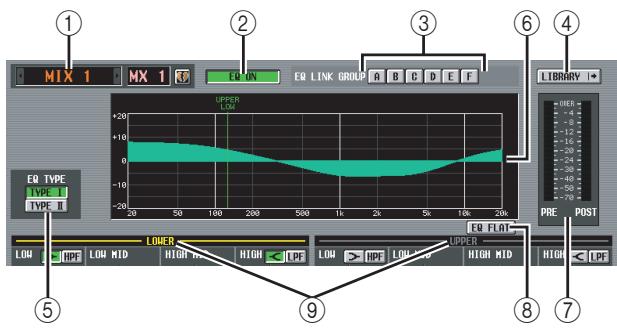 YAMAHA PM5D-RH - EQ PARAM (EQ Parameter) screen - 3