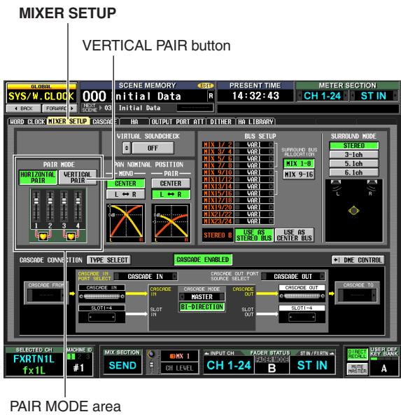 YAMAHA PM5D-RH - Using vertical pairing - 1
