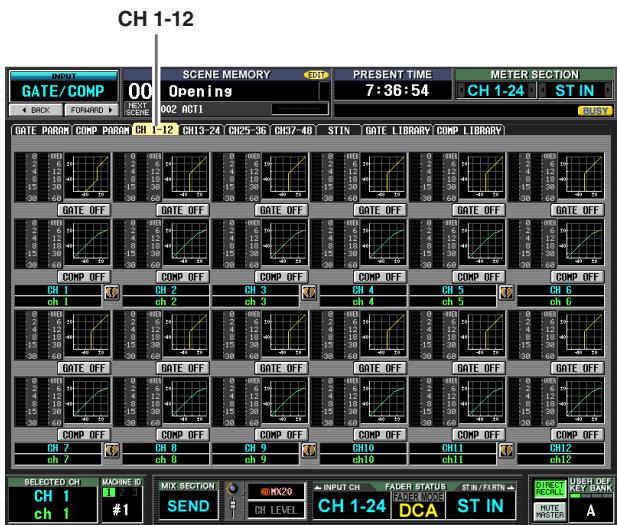 YAMAHA PM5D-RH - ST IN (ST IN channel) screen - 1