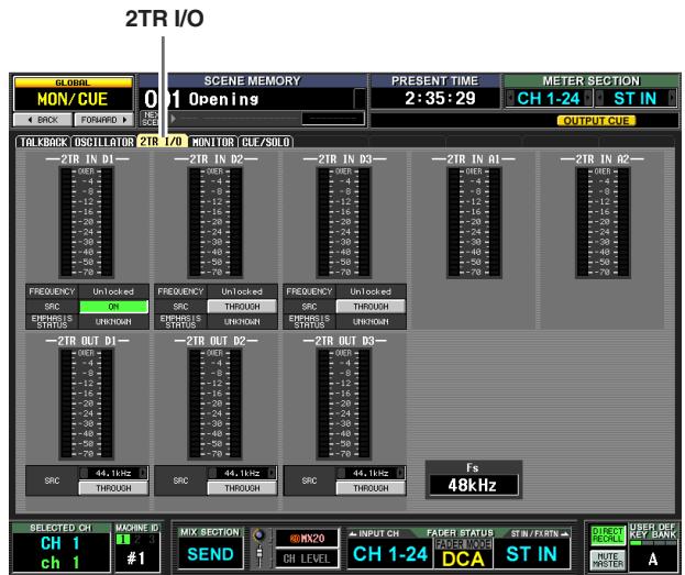 YAMAHA PM5D-RH - 2TR I/O screen - 1