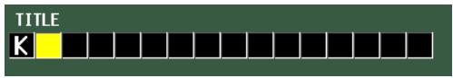 YAMAHA PM5D-RH - Use the character palette (or a PS/2 keyboard) to input a character. - 1