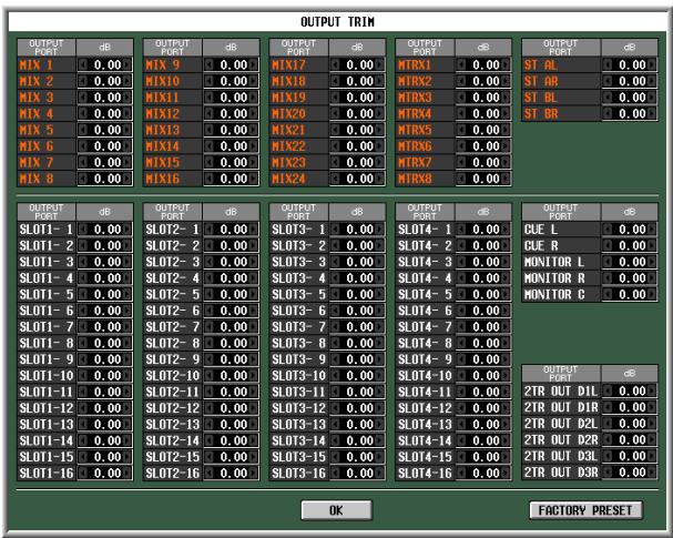 YAMAHA PM5D-RH - Adjusting the output gain - 1