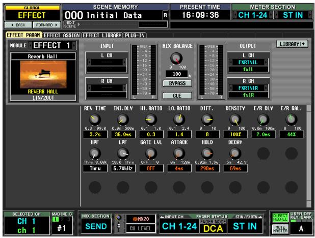 YAMAHA PM5D-RH - Information shown in the display - 1