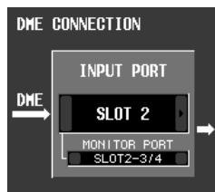 YAMAHA PM5D-RH - In the INPUT PORT area located at the lower left of the screen, select the PM5D port that will receive audio signals from the DME series unit. - 1