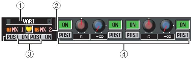 YAMAHA PM5D-RH - CH to MIX (Channel to mix) screen - 2