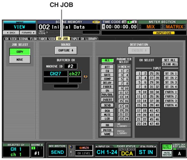 YAMAHA PM5D-RH - CH JOB screen - 1