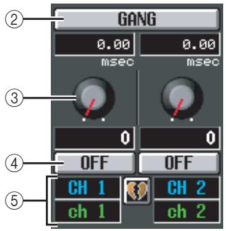 YAMAHA PM5D-RH - ① DELAY SCALE - 1