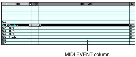 YAMAHA PM5D-RH - Transmitting MIDI events when you switch scenes - 2