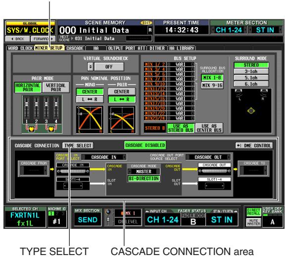 YAMAHA PM5D-RH - Basic settings for cascade connection - 1
