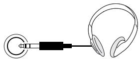 YAMAHA PSR-E323 - Audio Connections — Headphones and External Equipment - 1