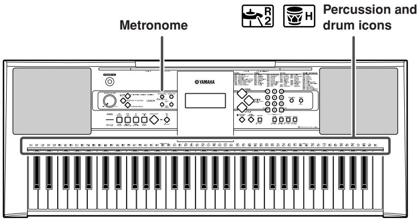 YAMAHA PSR-E323 - Press the [PORTABLE GRAND] button. - 2