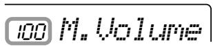 YAMAHA PSR-E323 - Adjusting the Voice volume - 1