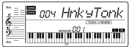 YAMAHA PSR-E323 - Changing the Melody Voice - 2