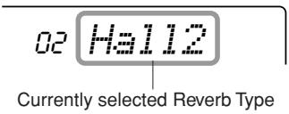 YAMAHA PSR-E323 - Select a Reverb Type - 1