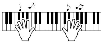 YAMAHA PSR-E323 - Play the keyboard. - 1
