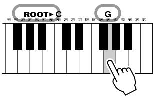YAMAHA PSR-E323 - Looking up Chords Using the Chord Dictionary - 3