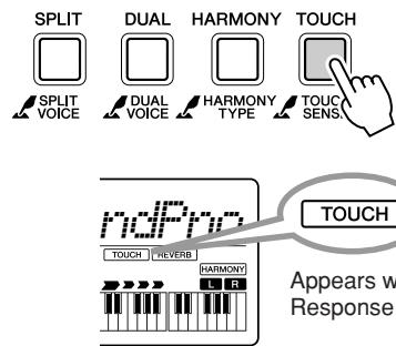 YAMAHA PSR-E323 - Touch Response Sensitivity - 1