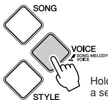 YAMAHA PSR-E323 - Changing the Melody Voice - 3
