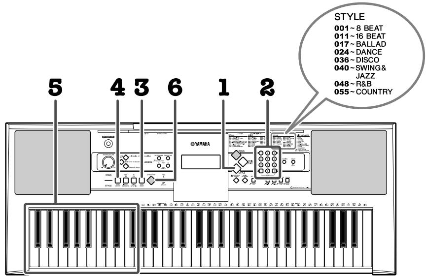 YAMAHA PSR-E323 - Play with a Style - 1