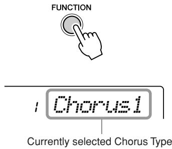 YAMAHA PSR-E323 - Adding Chorus - 1